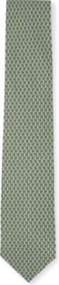 FERRAGAMO Cub-printed silk tie