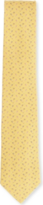 FERRAGAMO Golf bag-printed silk tie