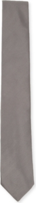 FERRAGAMO Jacquard-wave silk tie