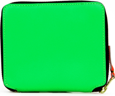 COMME DES GARCONS Fluorescent full-zip wallet