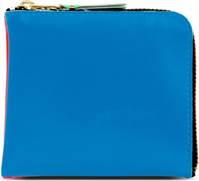 COMME DES GARCONS Fluorescent half-zip wallet