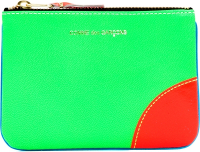 COMME DES GARCONS Fluorescent neon coin wallet