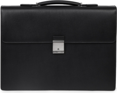 ZEGNA Heritage leather double briefcase