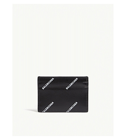 balenciaga holder card selfridges leather