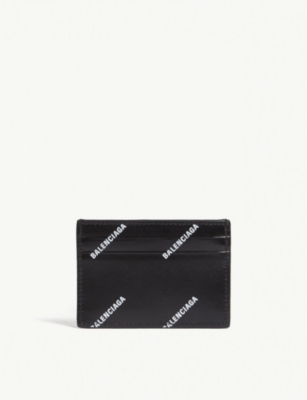 balenciaga holder card selfridges leather