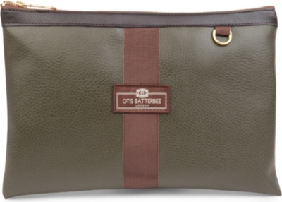 OTIS BATTERBEE Faux-leather travel pouch