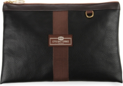 OTIS BATTERBEE Faux-leather travel pouch