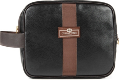 OTIS BATTERBEE Large faux-leather wash bag