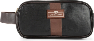 OTIS BATTERBEE Small faux-leather wash bag