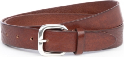 ANDERSONS Plain leather belt