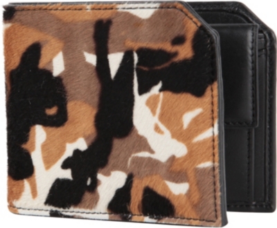 JIMMY CHOO Camo ponyskin wallet