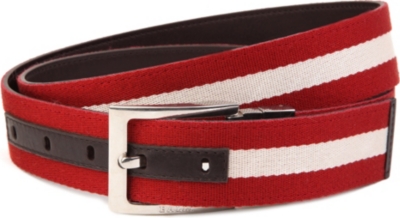 BALLY Tonni canvas belt