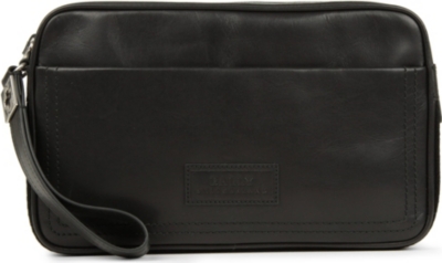 BALLY Trenker leather clutch bag
