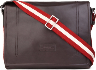 BALLY Triar leather messenger bag