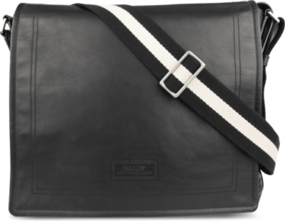 BALLY Triar leather messenger bag