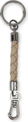 TODS Leather plaited key ring
