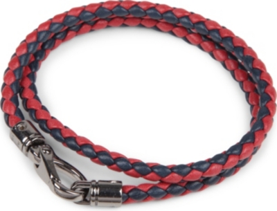 TODS My Colours plaited-leather bracelet