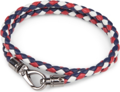 TODS My Colours plaited-leather bracelet