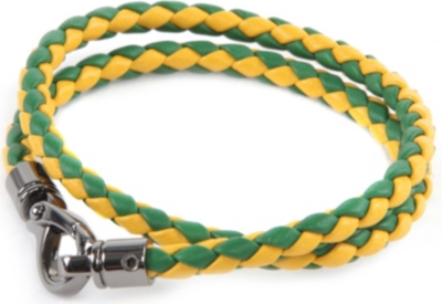 TODS My Colours plaited-leather bracelet