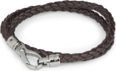 TODS My Colours plaited-leather bracelet