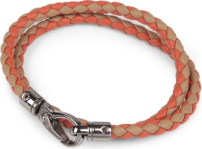TODS My Colours plaited-leather bracelet