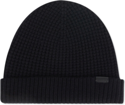 Logo tag Mens  Home Beanies hat beanie selfridges hats beanie Hats