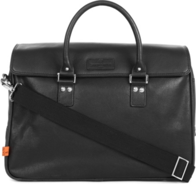 SIMON CARTER Lewes leather laptop bag
