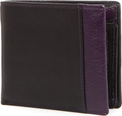 SIMON CARTER Two-tone leather wallet