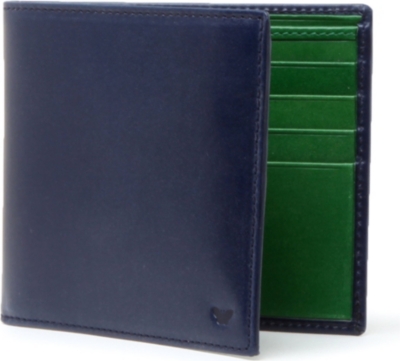 DUCHAMP Contrast-colour leather wallet