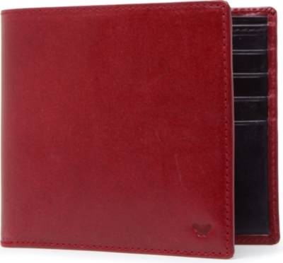 DUCHAMP Contrast-colour leather wallet