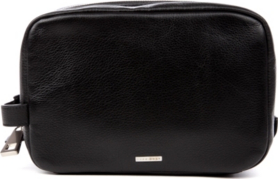 HUGO BOSS Leather wash bag