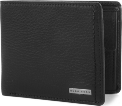 HUGO BOSS Genbek leather bi-fold wallet