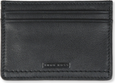 HUGO BOSS Leather card holder
