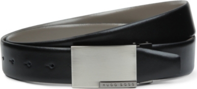 HUGO BOSS Reversible plaque belt