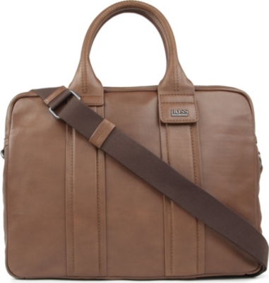 HUGO BOSS Saltin leather work bag