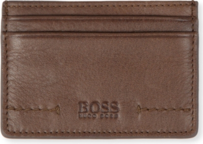 HUGO BOSS Sarras leather card holder