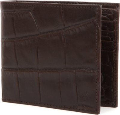 MULBERRY Mock-croc leather wallet