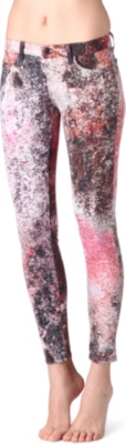 J BRAND 620 super-skinny supernova-printed mid-rise jeans