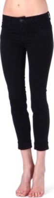 J BRAND Anja Vision skinny cropped mid-rise jeans