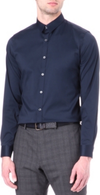 PS BY PAUL SMITH Plain dotted-cuff shirt