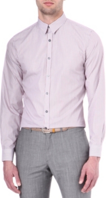 PS BY PAUL SMITH Striped dotted-cuff shirt
