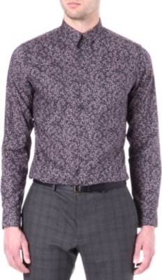 PS BY PAUL SMITH Floral slim-fit shirt