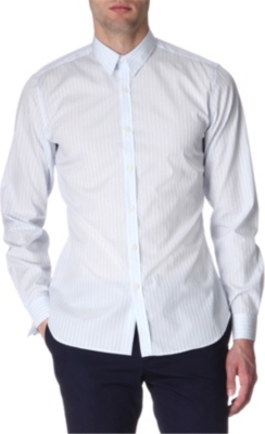 PS BY PAUL SMITH Ribbon-striped slim-fit shirt