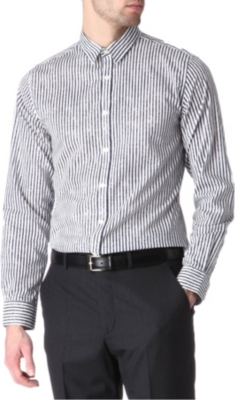 PS BY PAUL SMITH Hazy-striped single cuff shirt