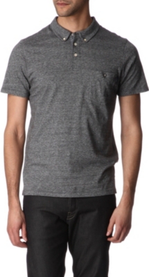 PAUL SMITH JEANS Striped flecked polo shirt
