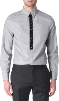 PS BY PAUL SMITH Contrast-placket single-cuff shirt