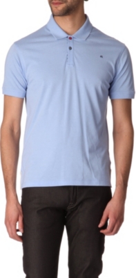 PS BY PAUL SMITH Contrast-placket jersey polo shirt