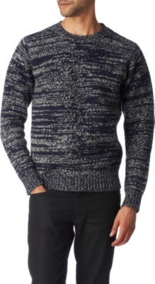 PAUL SMITH JEANS Knitted wool jumper (Navy