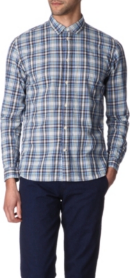 PAUL SMITH JEANS Checked tailored-fit shirt
