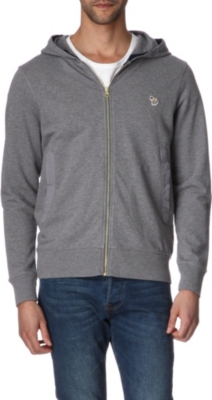 PAUL SMITH JEANS Appliqu&eacute;d-zebra hoody
